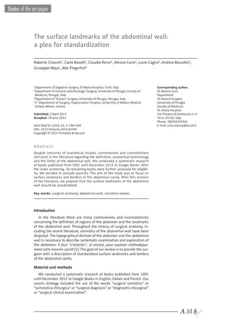 semeiotica medica prada|The surface landmarks of the abdominal wall: a plea for .